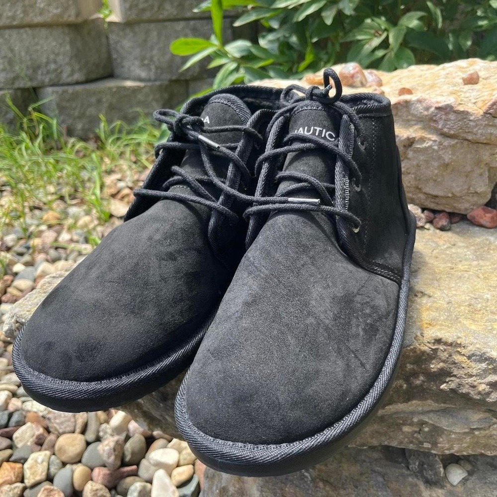 Nautica Men's Black Boots  Size US 10